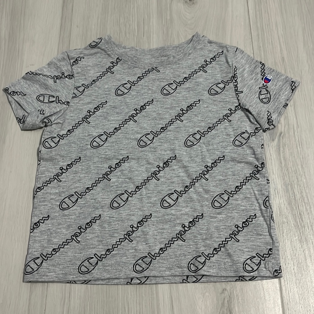 Champion Boy Toddler T-Shirt Grey Size 4T